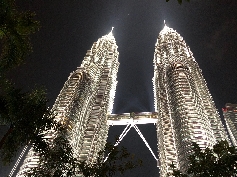 Towers by night