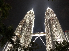 Towers by night