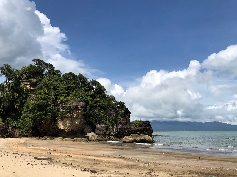 einsamer Strand