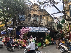 Blumenladen in Hanoi Old Quarter