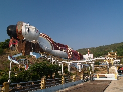 Ruine des liegender Buddha im Mawlamyine