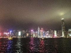 Licht und Wolken in Hongkong