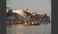 Touristenboot am Ganges